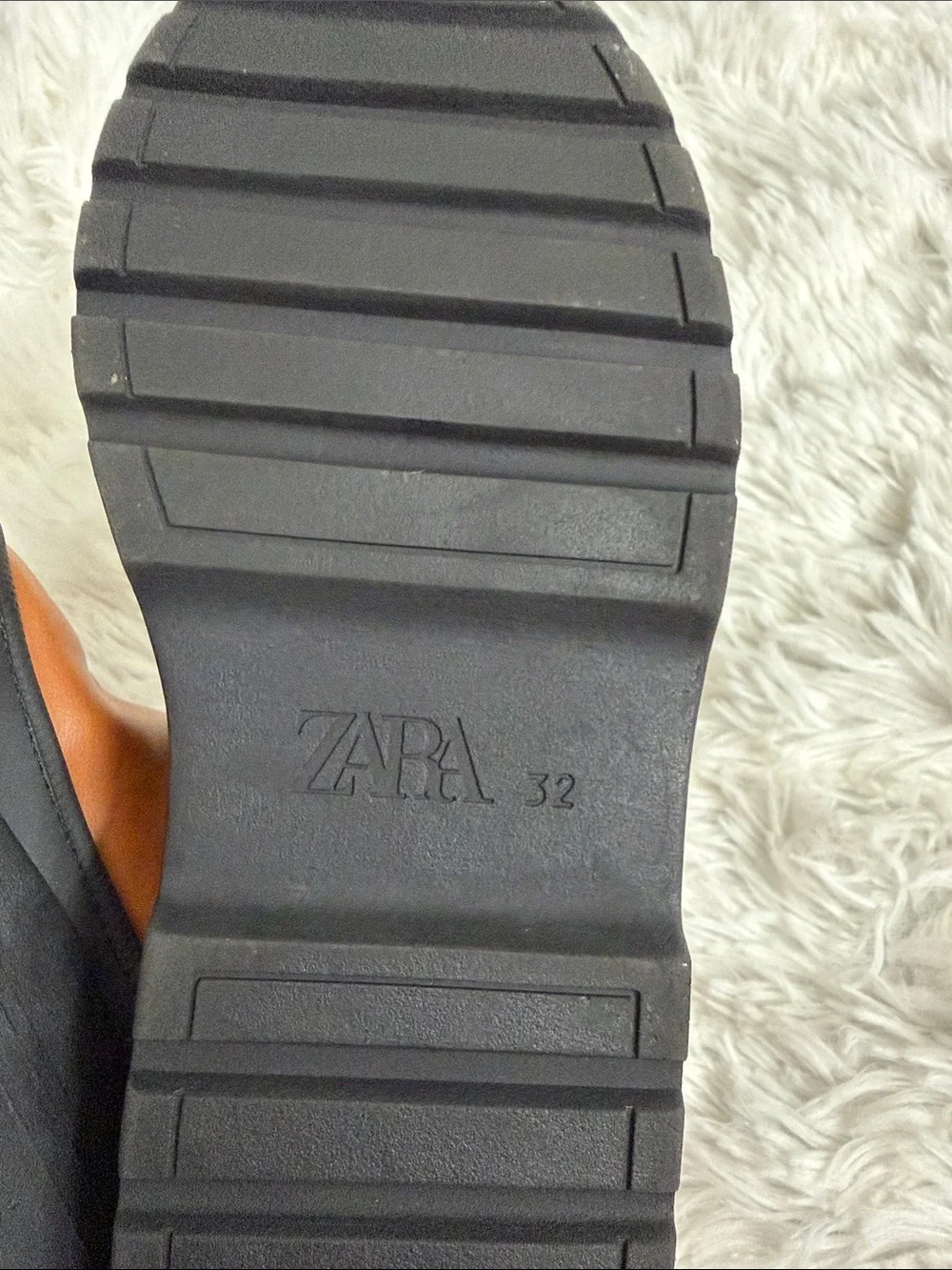 Zara Kids Rubber Toe Cap Ankle Boots